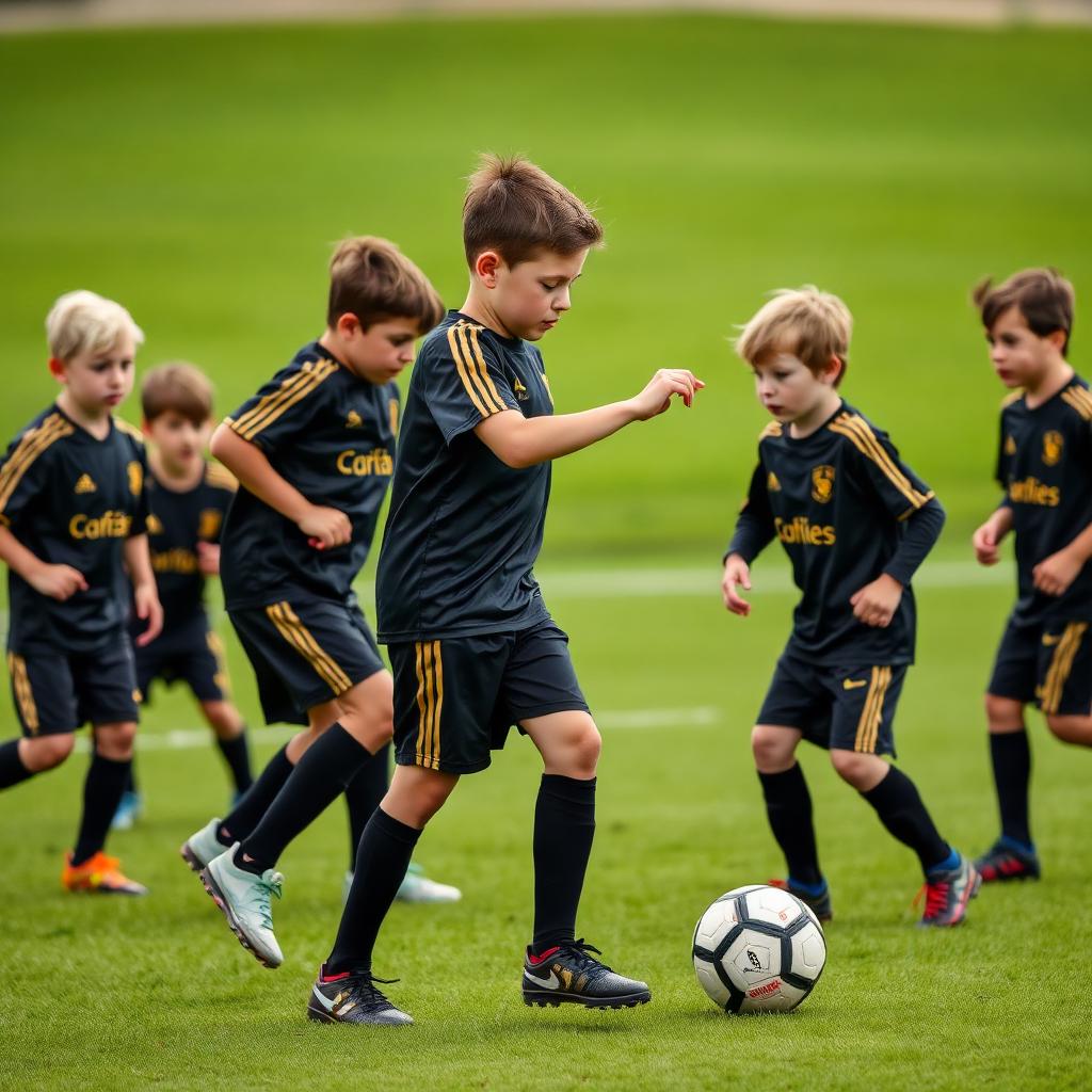 Junior Lions training session